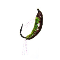 Мормишка-бокоплав Strike Woven Srimp Brown (#12, 0.45gr, 1.2cm) Wbr 