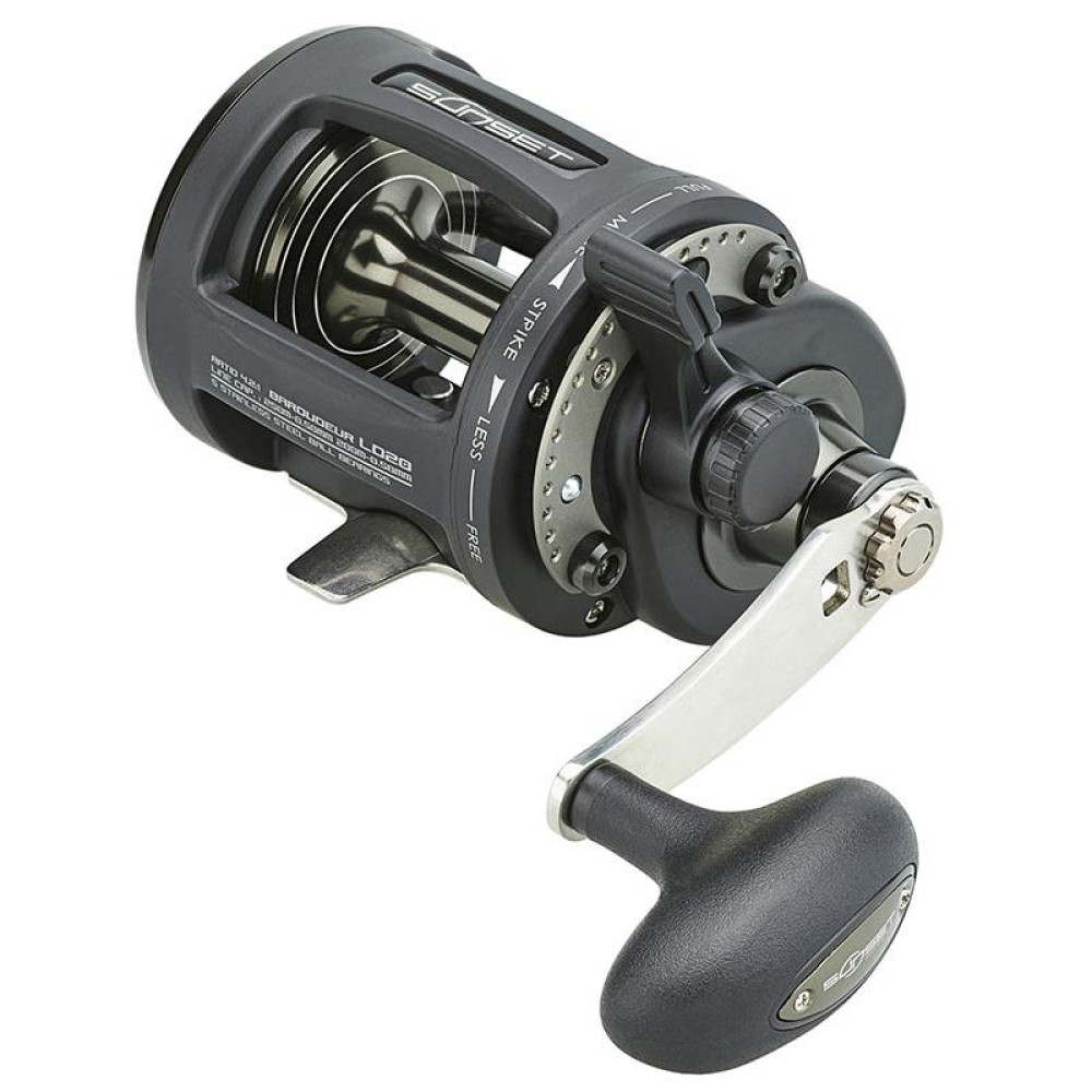 Котушка мультиплікаторна Sunset REEL BAROUDEUR LD 20 250m/0.50mm Retrieve 0,60m Max drag 10kg