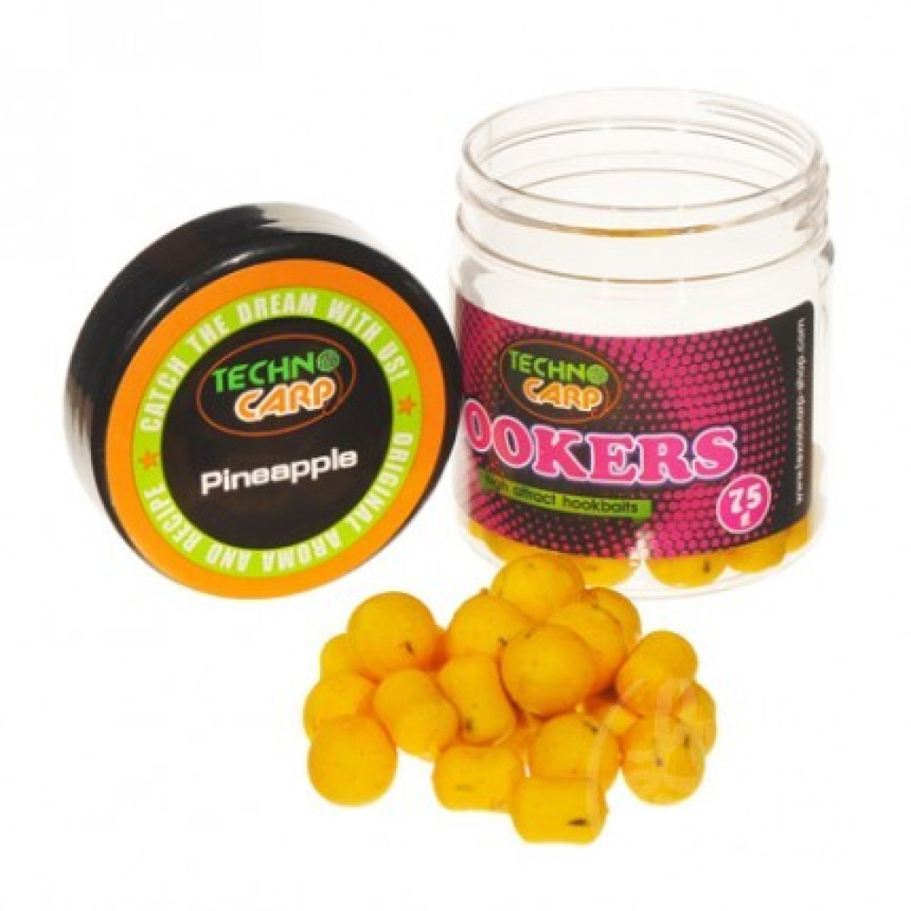 Бойли насадочні асорті Technocarp Hookers Pineapple,14мм, 14х10, 75 гр