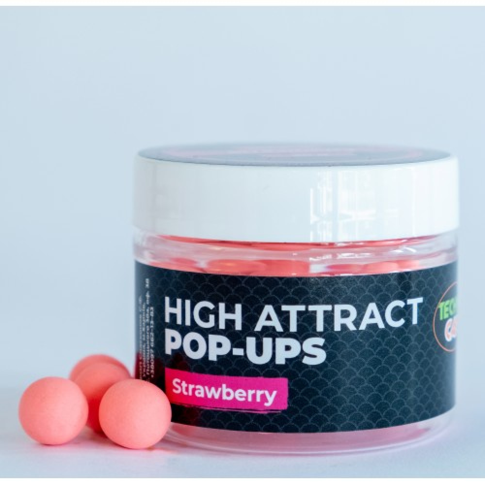 Бойли Technocarp Pop-Up Strawberry 8mm 25g