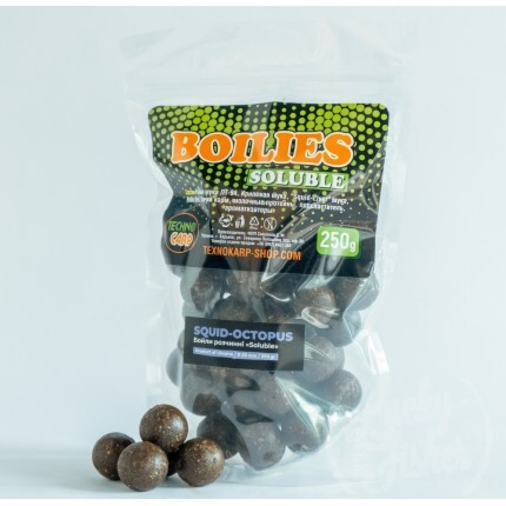 Бойли пилячі Technocarp Squid Octopus, 20мм, 250 гр