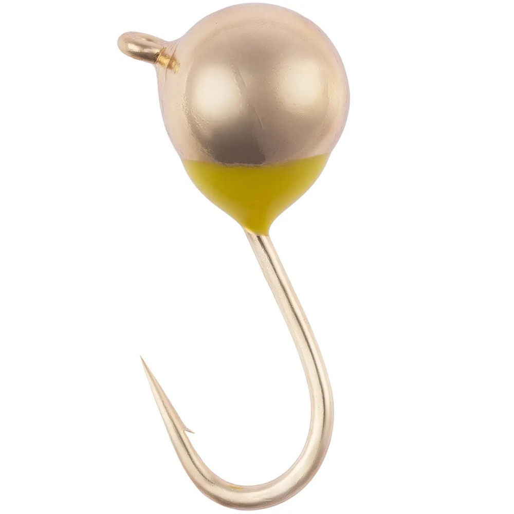 Мормишка вольфрамова Viking Fishing Round+drop 0.18g 2.5mm Gold