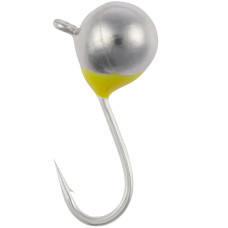 Мормишка вольфрамова Viking Fishing Round+drop 0.18g 2.5mm Silver 