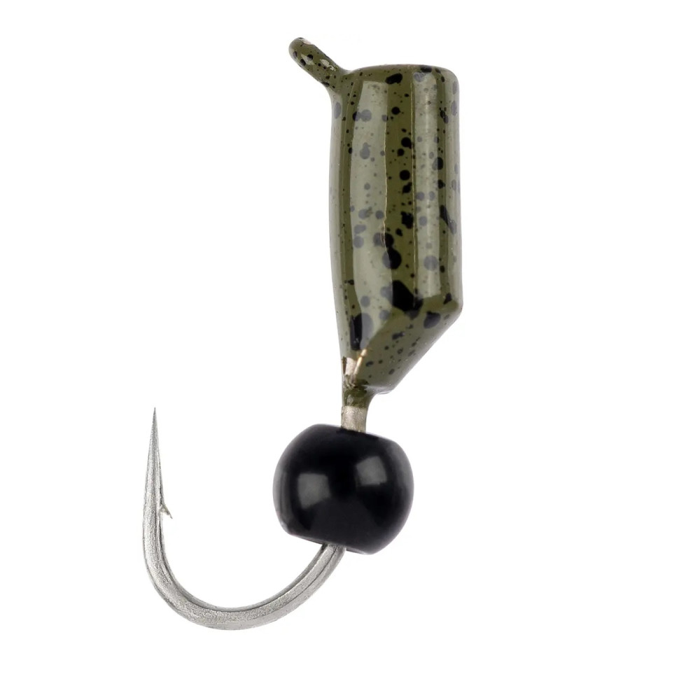 Мормишка вольфрамова Viking Fishing Rigabik+bead 0.32g 2mm Olive+B