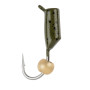 Мормишка вольфрамова Viking Fishing Rigabik+bead 0.62g 2,5mm Olive+G 