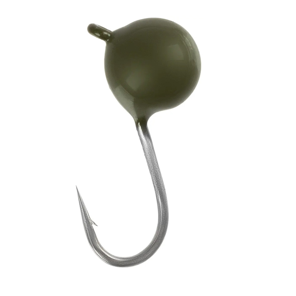 Мормишка вольфрамова Viking Fishing Round 0.64g 4.0mm Olive