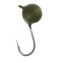 Мормишка вольфрамова Viking Fishing Round 0.19g 2.5mm Olive 