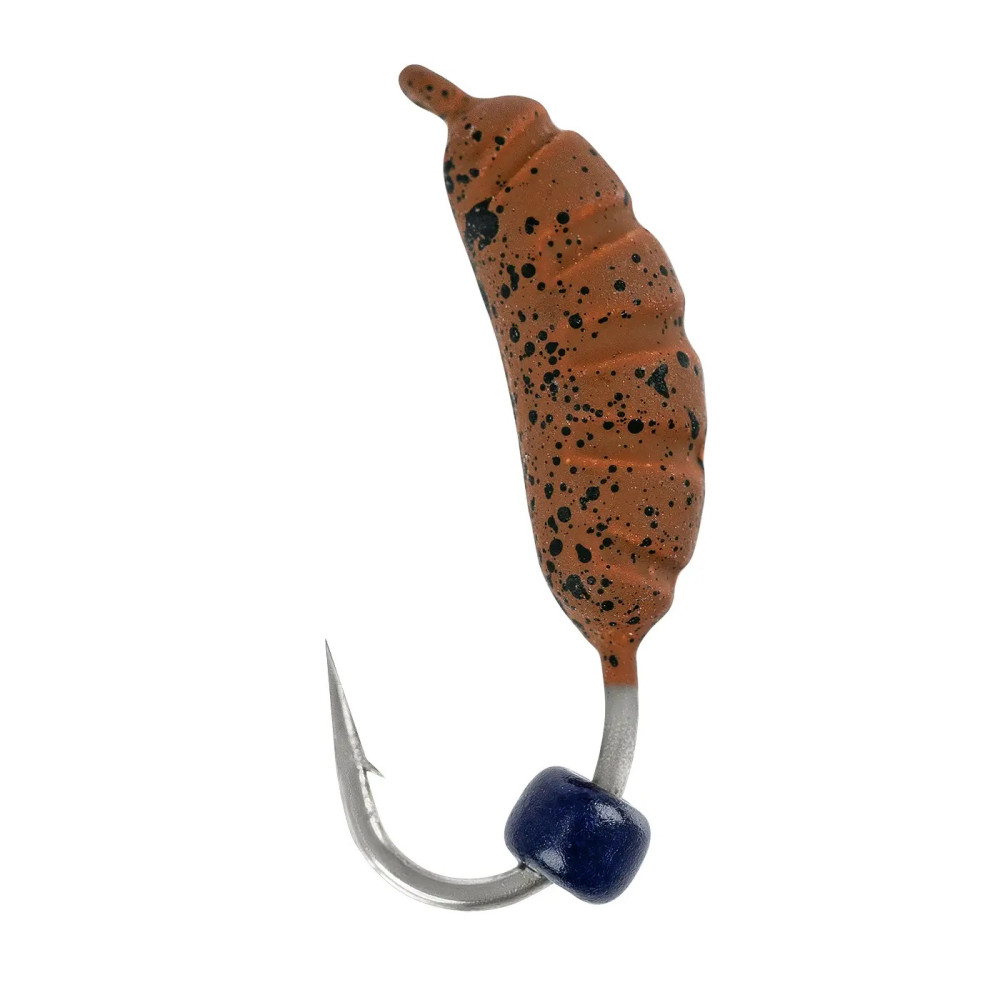 Мормишка вольфрамова Viking Fishing Shrimp+bead 0.37g 7mm Rum+V