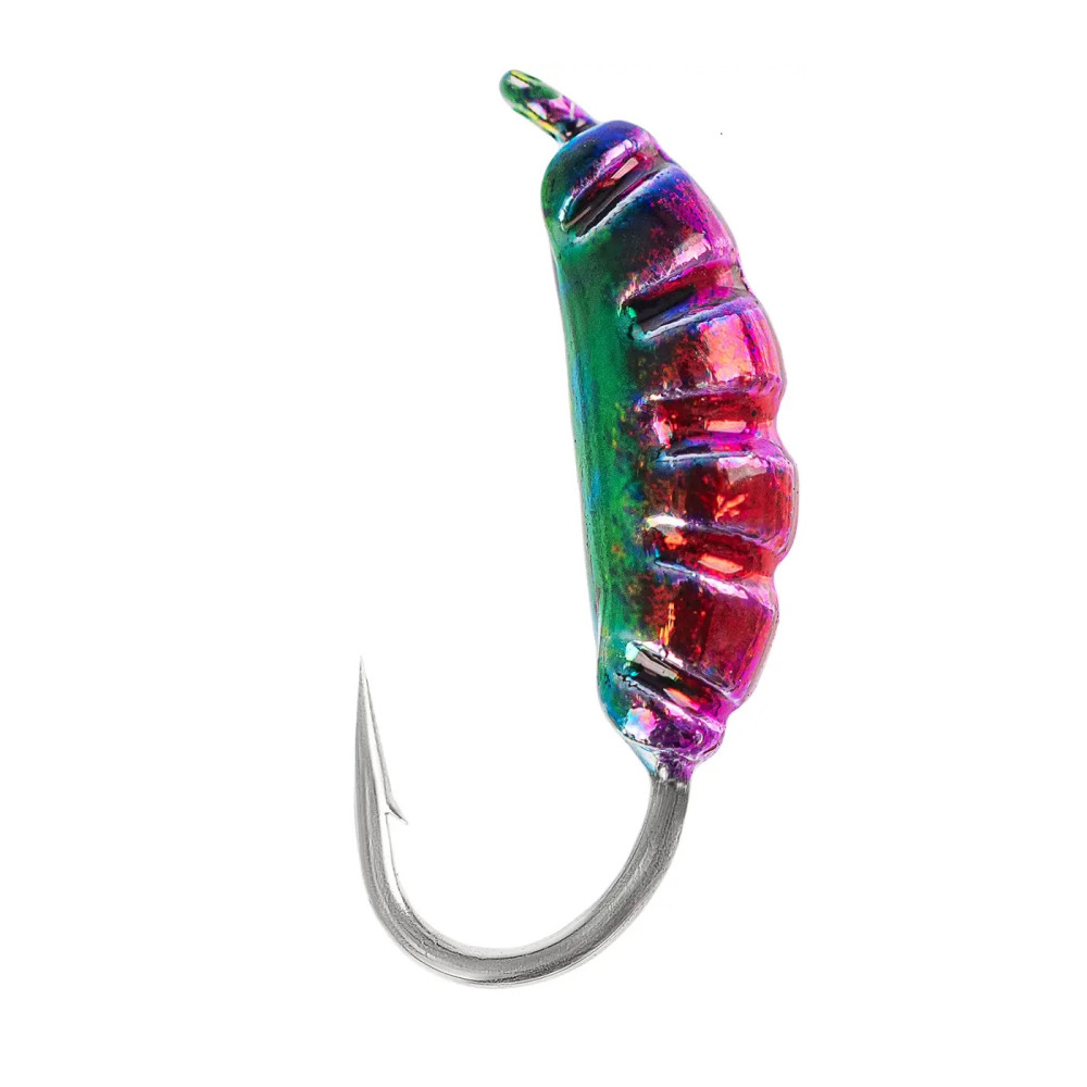 Мормишка вольфрамова Viking Fishing Shrimp 0.58g 8mm Rainbow