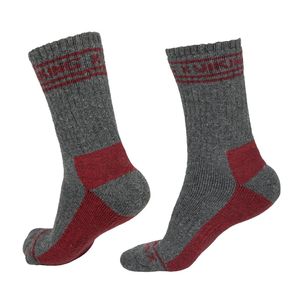 Шкарпетки Viking Fishing Yeti L (40-42) magenta-grey