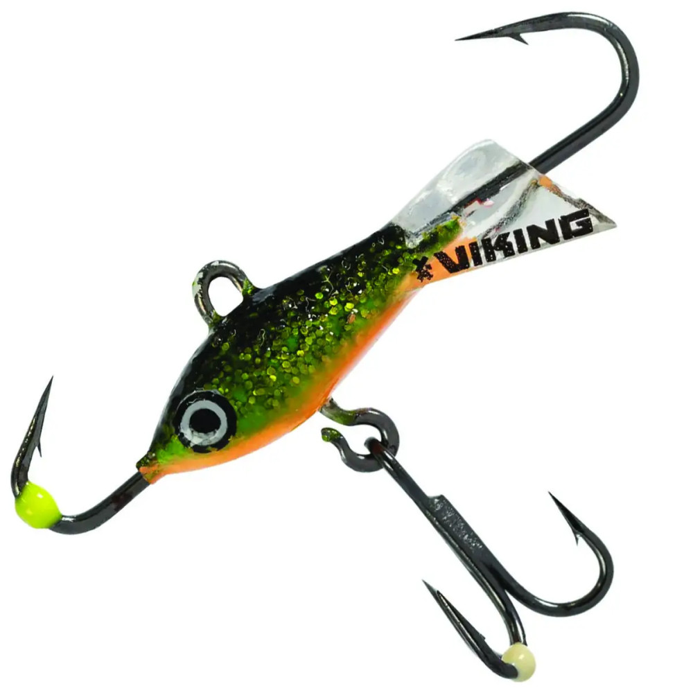 Балансир Viking Fishing Yeti Ice Jig 15mm 1.5g #18 Golden Green