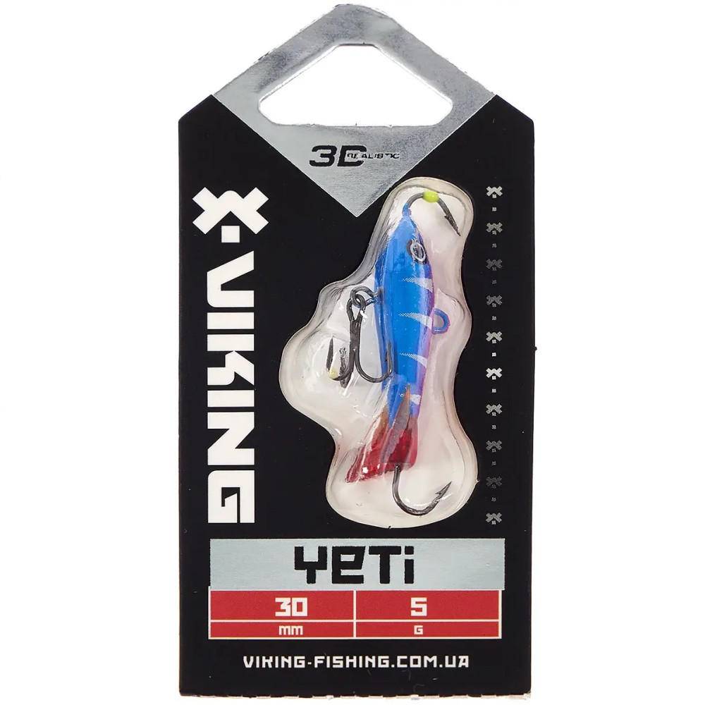 Балансир Viking Fishing Yeti Ice Jig 30mm 5.0g #09 Strange Perch
