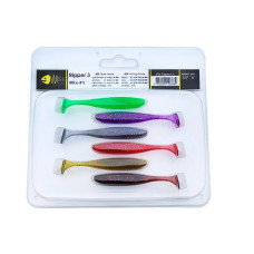 Набір силіконових приманок Wist Ripper 3" Mix #1