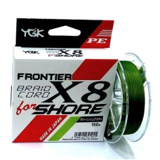 Шнур YGK Frontier Braid Cord X8 for Shore 150m (1.5 (25lb / 11.34kg))