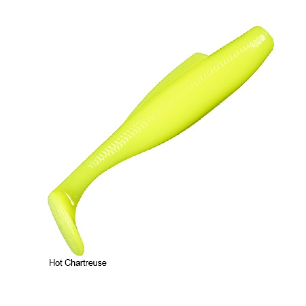 Плаваючий силікон ZMAN Diezel Minnowz 5" 4 pcs #Hot Chartreuse