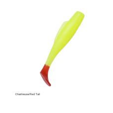 Плаваючий силікон ZMAN Minnowz 3" 6 pcs #Chartreuse/Red Tail