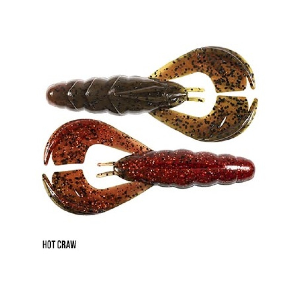 Плаваючий силікон ZMAN Hella Crawz 3 pcs #Hot Craw