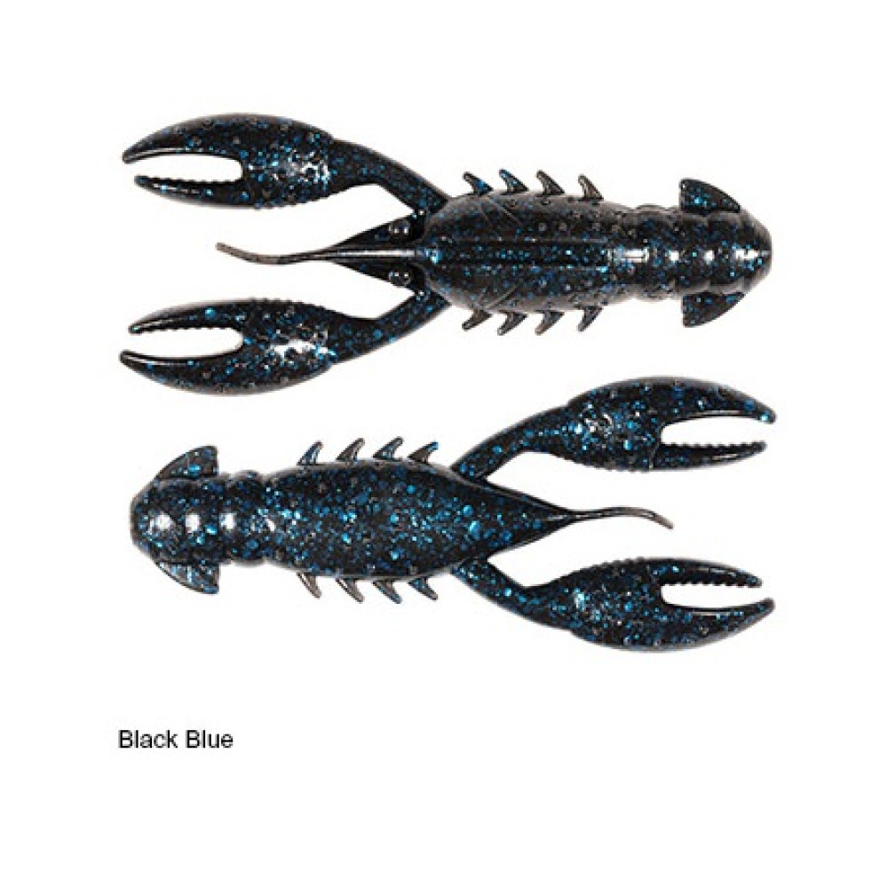 Плаваючий силікон ZMAN Pro Crawz 3.5" 3 pcs #Black Blue Flake