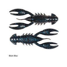Плаваючий силікон ZMAN Pro Crawz 3.5" 3 pcs #Black Blue Flake
