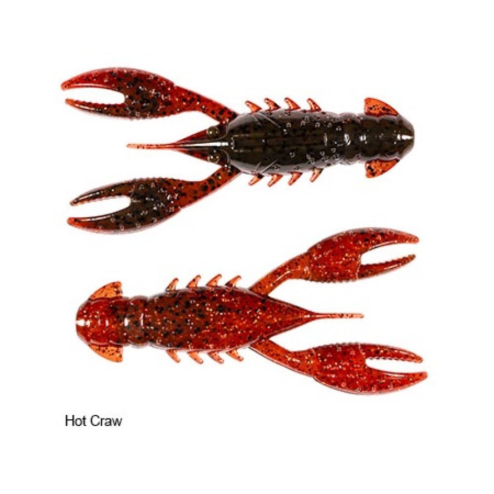 Плаваючий силікон ZMAN Pro Crawz 3.5" 3 pcs #Hot Craw