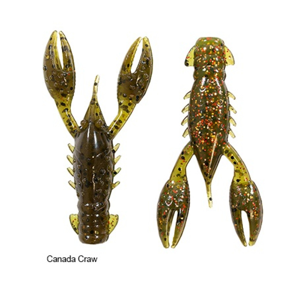 Плаваючий силікон ZMAN TRD Crawz 2.5" 6 pcs #Canada Craw