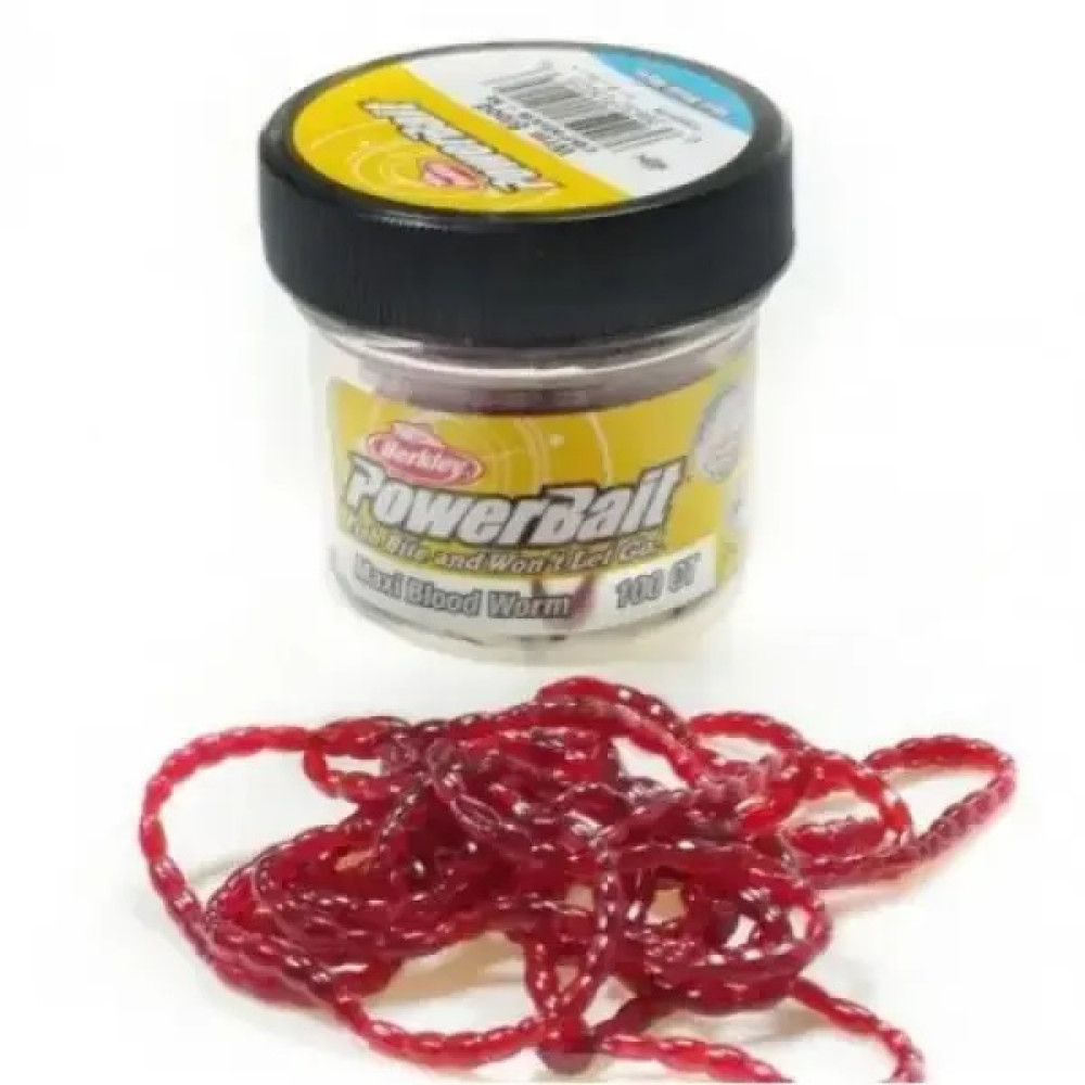 Силіконовий мотиль Berkley Blood Worm, EBPMWBY