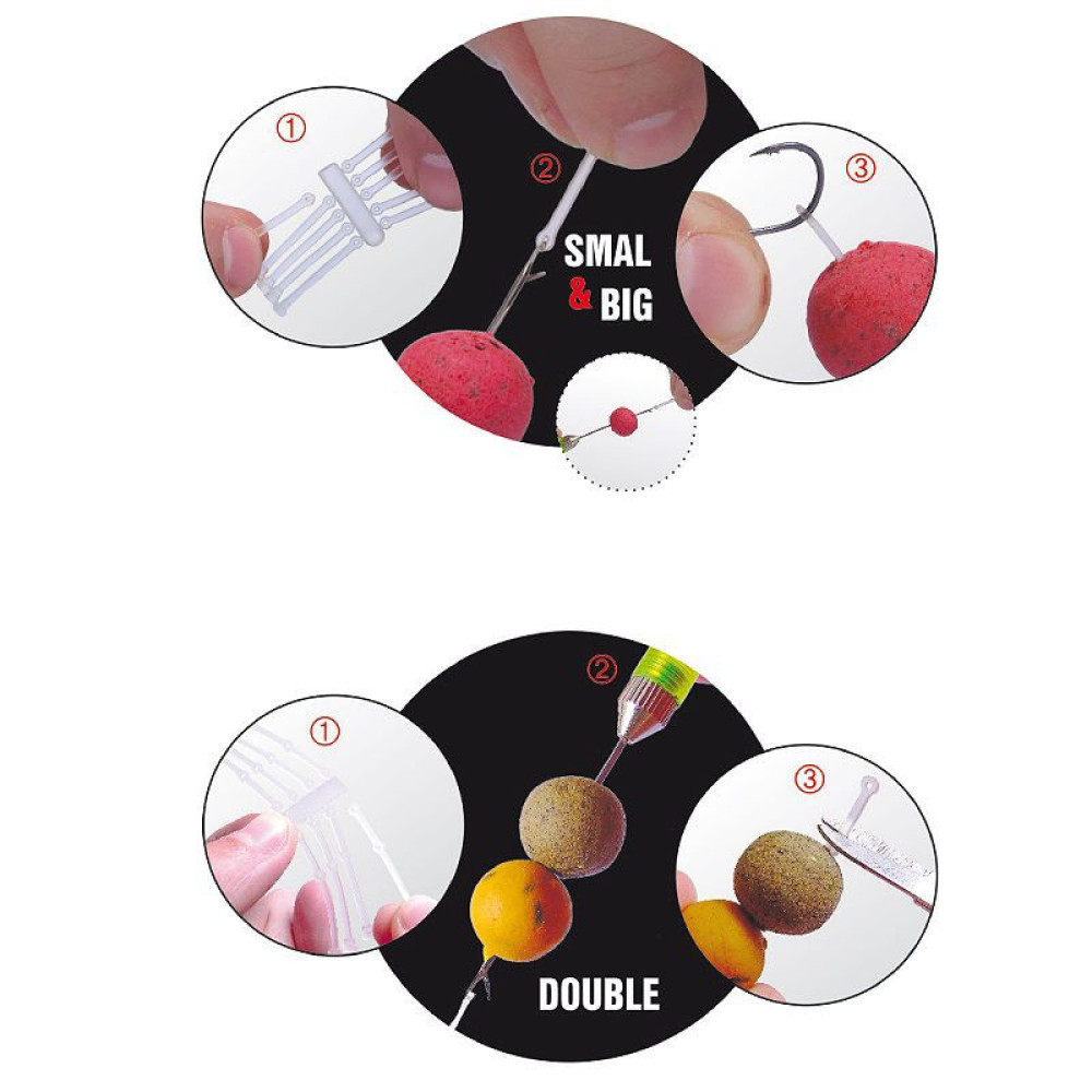 Силіконові стопори Carp Zoom Boilie Stopper small (14mm)