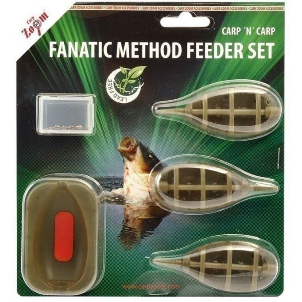 Набір методных годівниць 3шт Fanatic Method Feeder Set