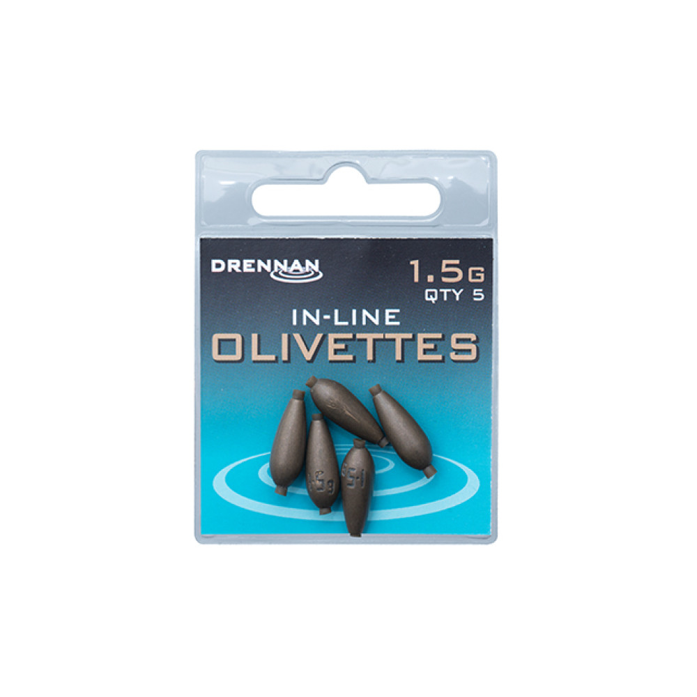 Грузила Drennan In-Line Olivette 1.5g