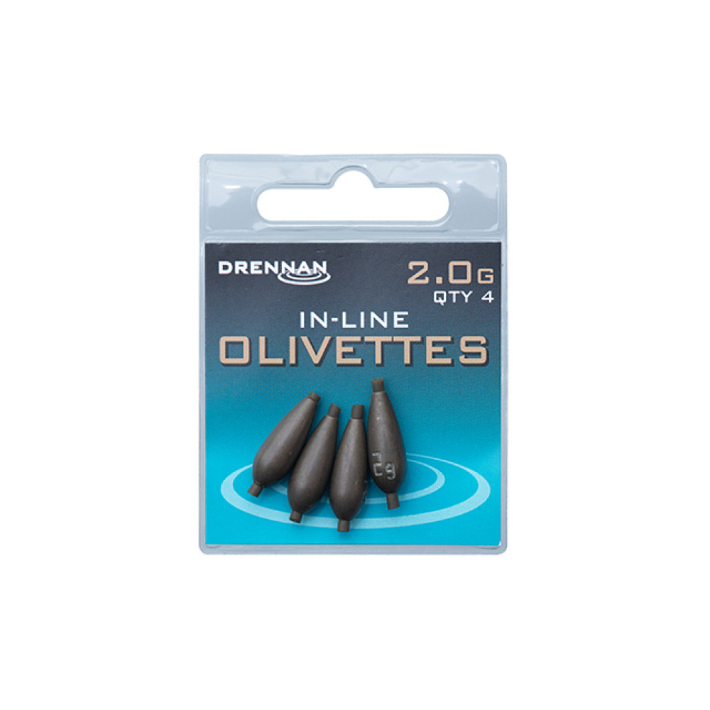 Грузила Drennan In-Line Olivette 2.0g