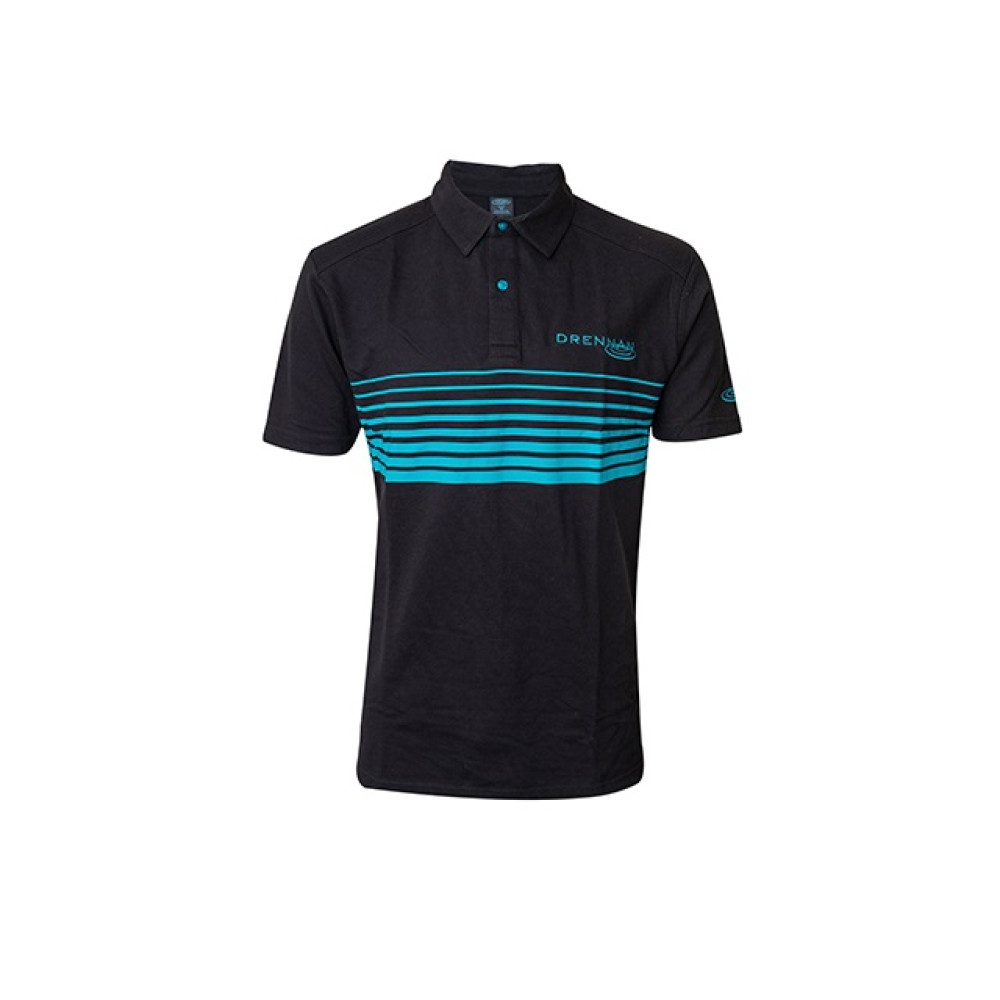 Футболка Drennan Black Lines Polo Medium
