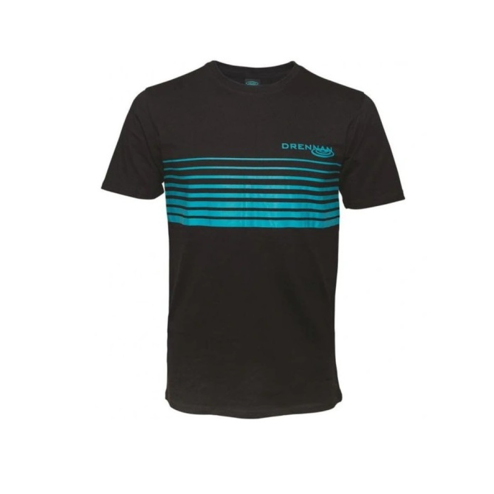 Футболка Drennan T-Shirt Black Aqua M