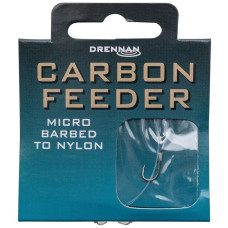Гачки з повідцем Drennan Carbon Feeder 16 to 4lb