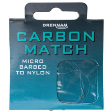 Гачки з повідцем Drennan Carbon Match 16 to 2.8 