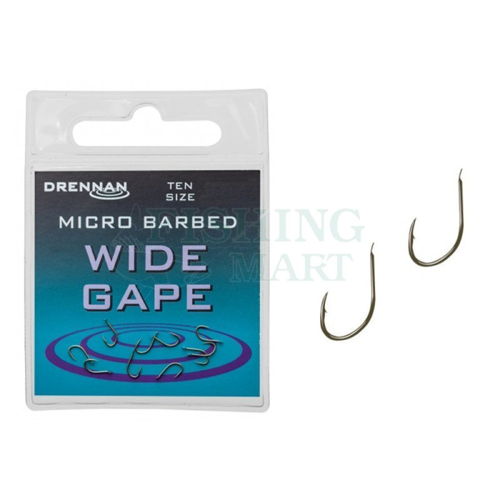 Гачки з повідцем Drennan Wide Gape 12 to 5lb