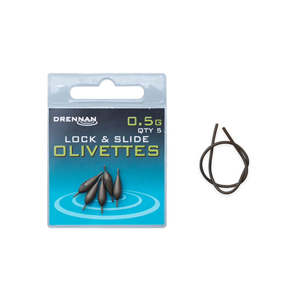 Грузила Drennan Olivette Lock & Slide 0.5g