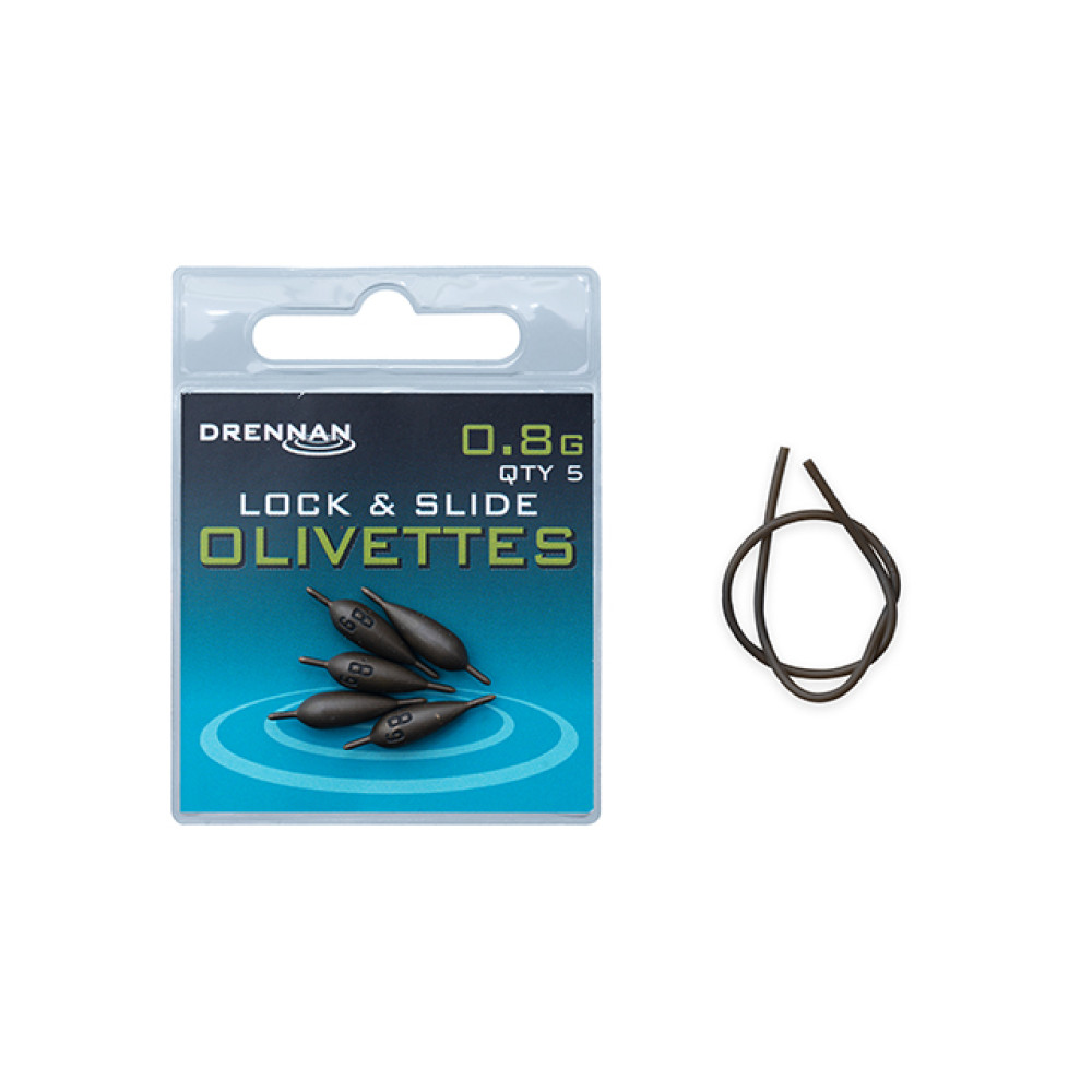 Грузила Drennan Olivette Lock & Slide 0.8g