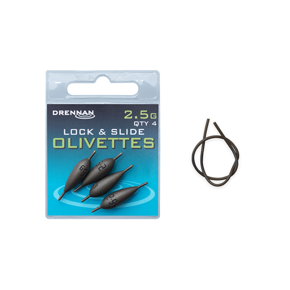 Грузила Drennan Olivette Lock & Slide 2.5g