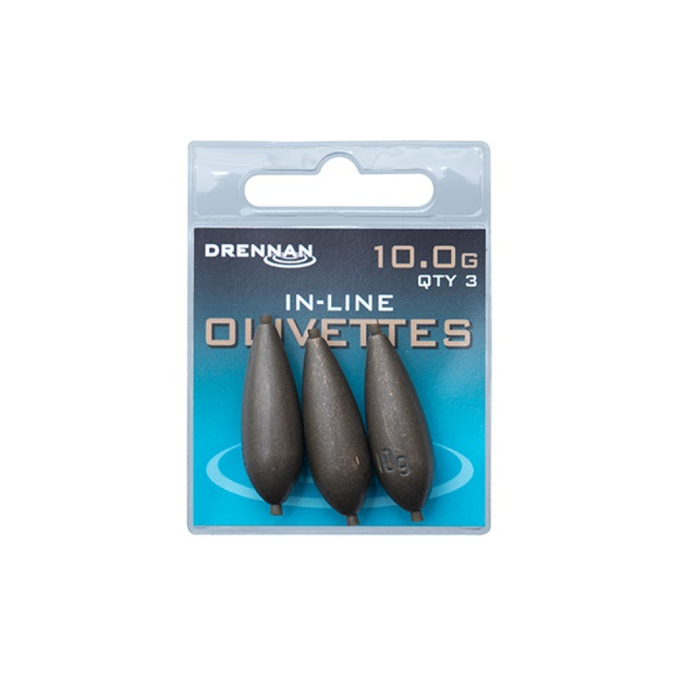 Грузила Drennan In-Line Olivette 10.0g Drennan