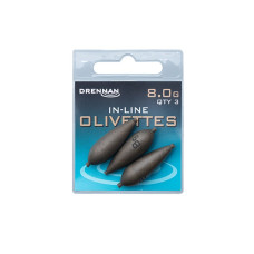 Грузила Drennan In-Line Olivette 8.0g  