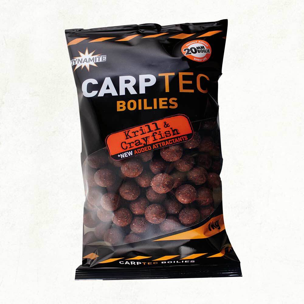 Бойли Dynamite Baits Carp-Tec Krill & Crayfish 15mm - 1kg, DY1160