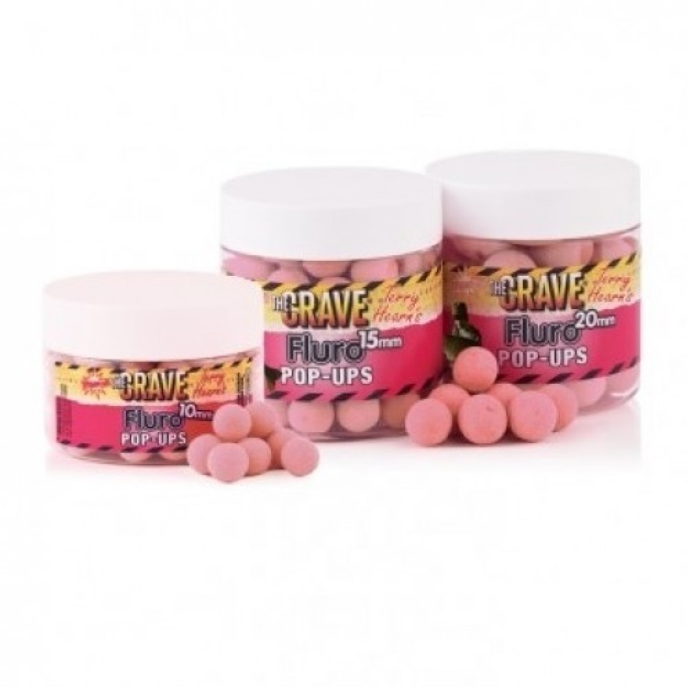Бойли Dynamite Baits Crave Pink Fluro Pop-Up 15mm, DY912