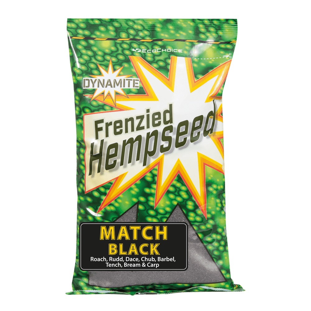 Прикормка Dynamite Baits Frenzied Hemp Super Match Black 1kg ,DY451