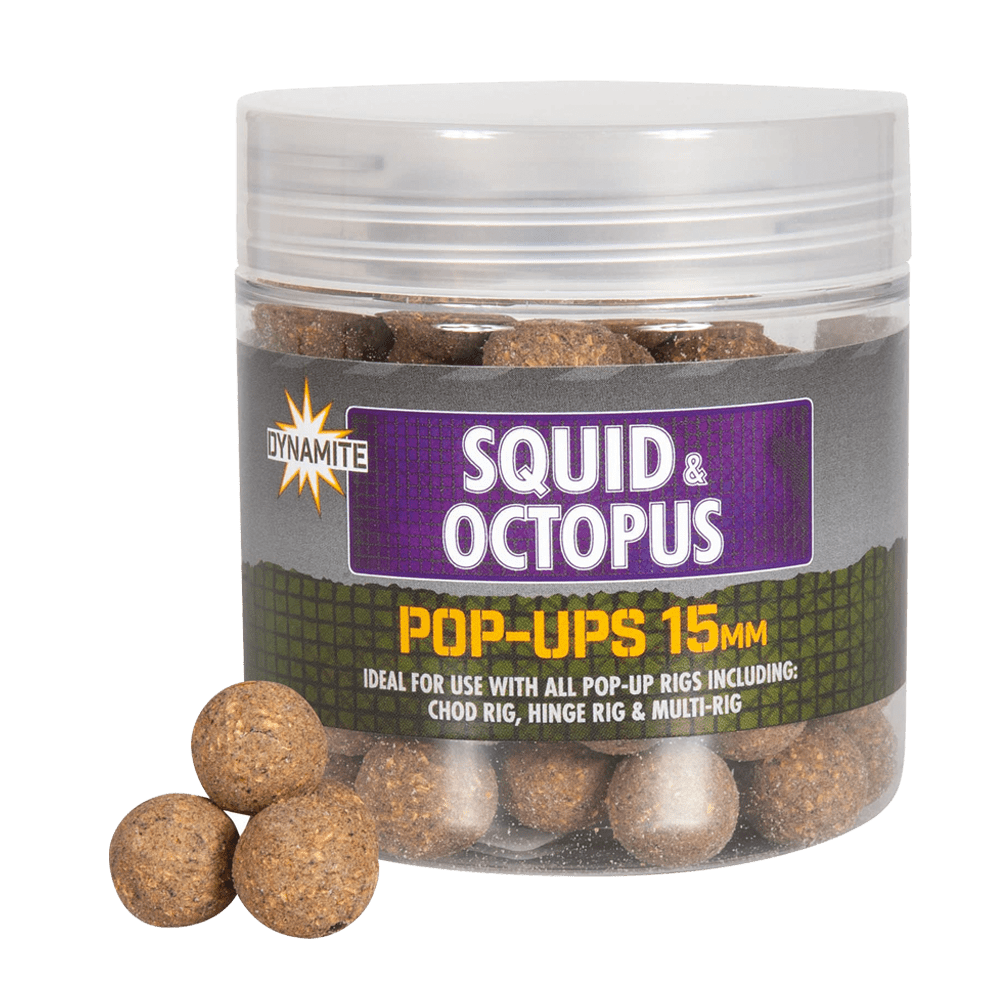 Бойли Dynamite Baits Peppered Squid Foodbait Pop-Ups 15mm, DY1691