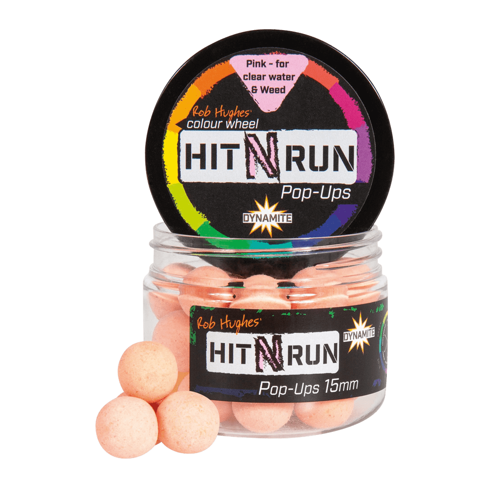 Бойли Dynamite Baits Hit N' Run Pop-Up- Pastel Pink 15mm, DY1270