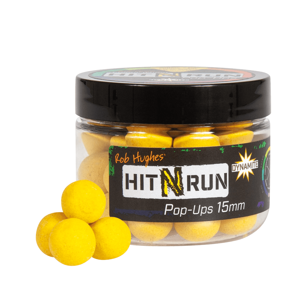 Бойли Dynamite Baits Hit N' Run Pop-Up- Yellow 15mm, DY1271