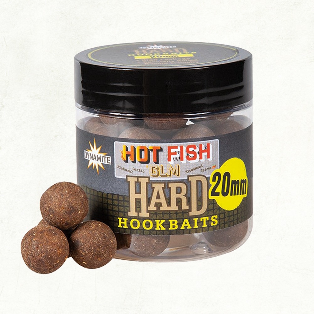 Бойли Dynamite Baits Hard Hook Baits - Hot Fish & GLM 20mm, DY1580