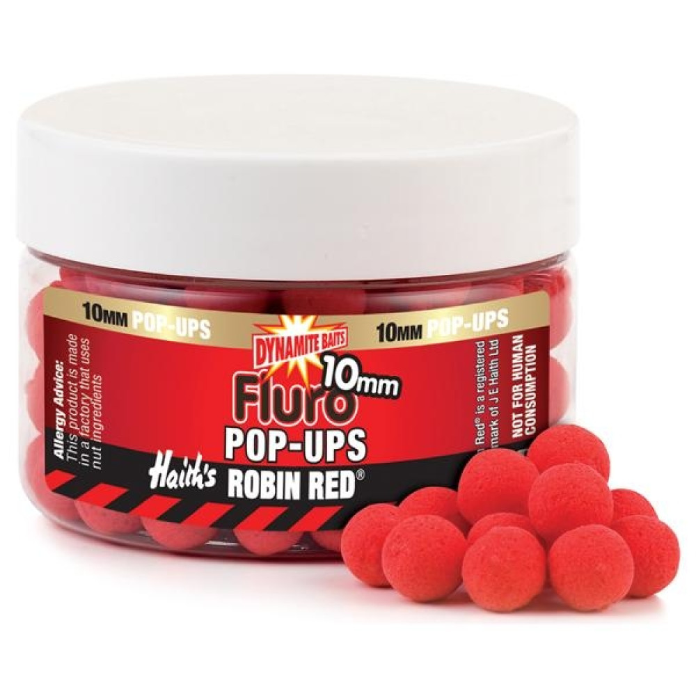 Бойли Dynamite Baits Robin Red Fluro Pop-up 10mm, DY563
