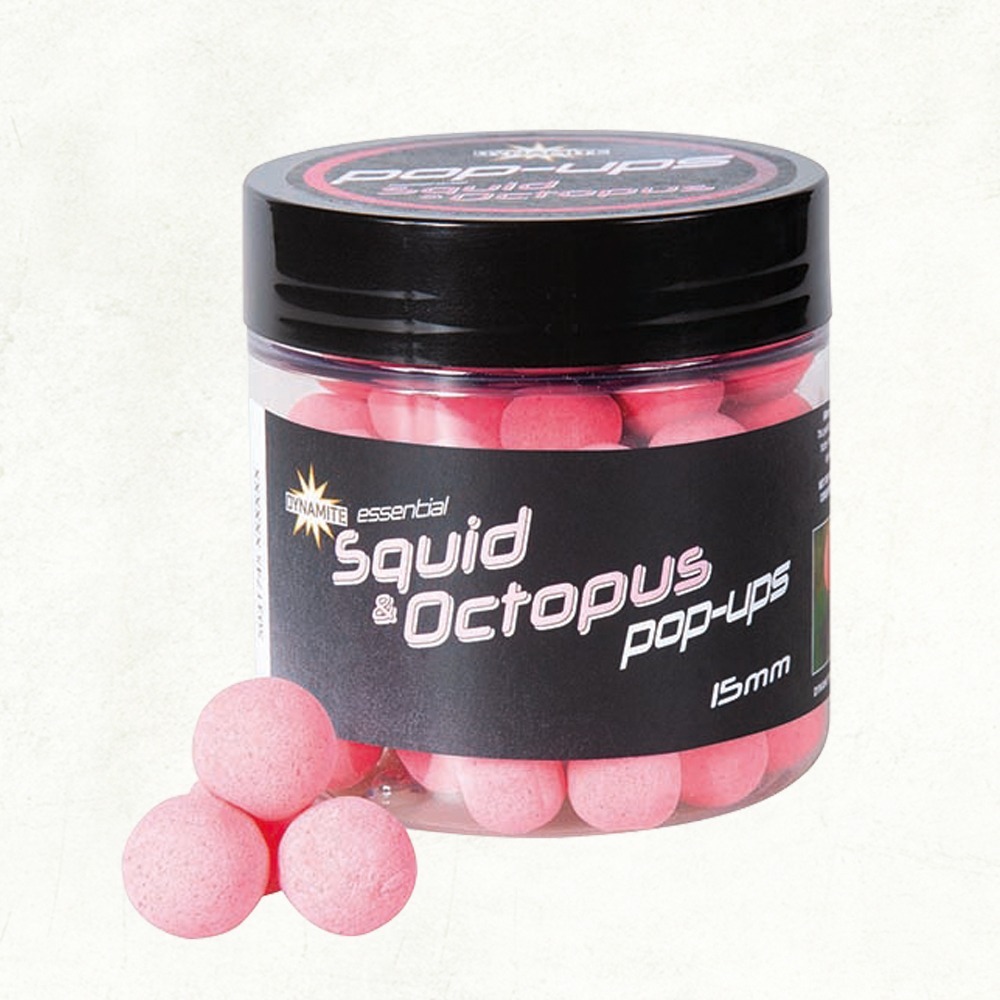 Бойли Dynamite Baits Fluo Pop-Up - Squid & Octopus 15mm, DY1611 Dynamite Baits