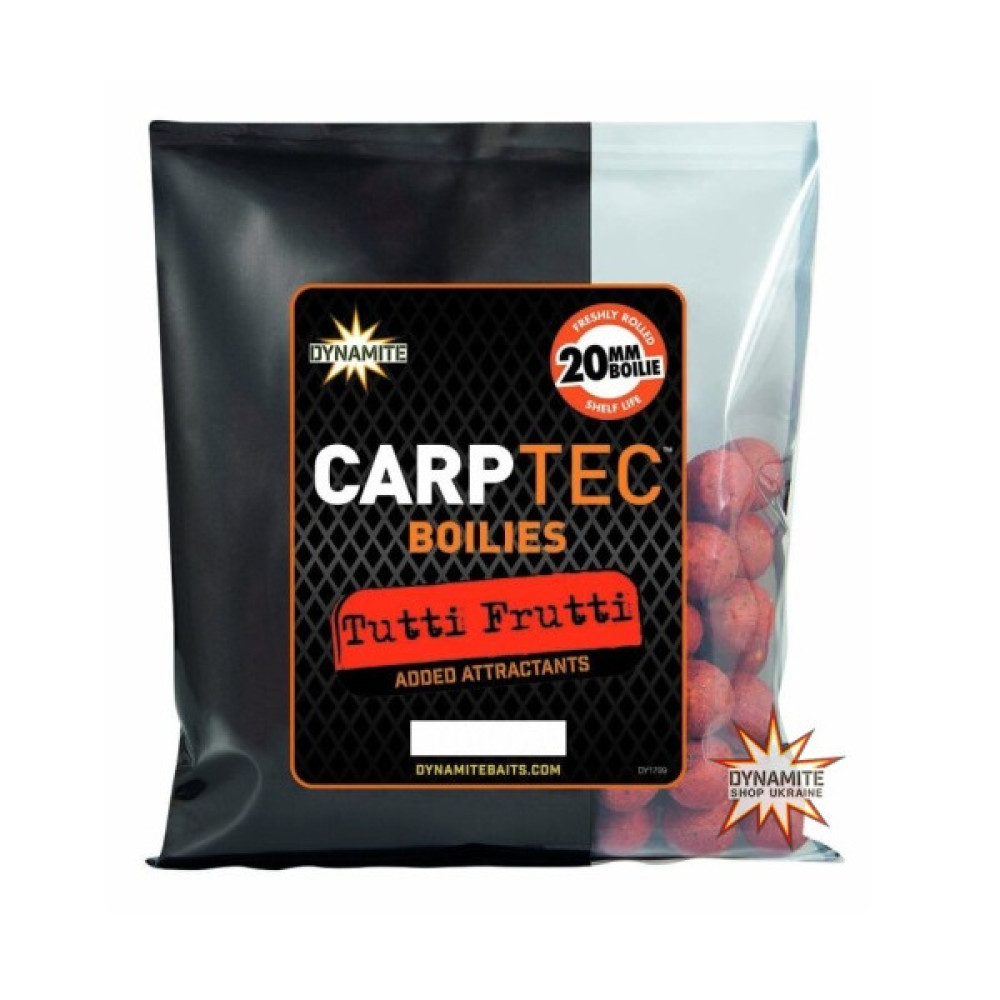 Бойли Dynamite Baits Carp-Tec Tutti-Frutti Boilies 20mm 300g, DY1799